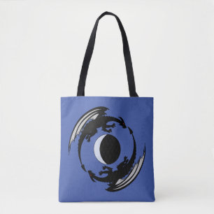Tote Bolsa de transporte com design de fantasia Moon Dr