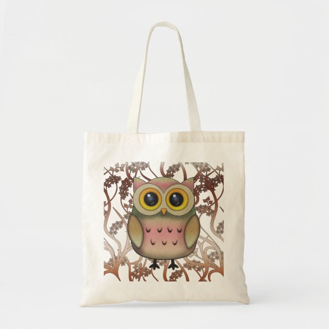 Tote Bolsa de Transporte de Coruja Fofa (Frente)