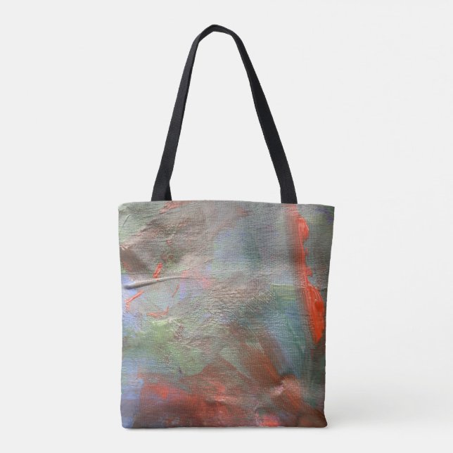Tote Bolsa de Transporte em Tela Moderna (Verso)