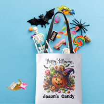 Bolsa de Trick Personalizado Ou Tratar