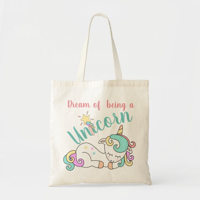 Tote Bolsa de Unicórnio (Frente)