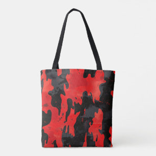 Tote Bolsa de vaca vermelha
