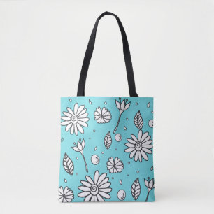 Tote Bolsa de Verão De Flor Engraçado E Divertido Em Tu