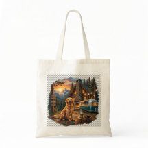 Bolsa de Viagem Aventura Cabana Golden Retriever