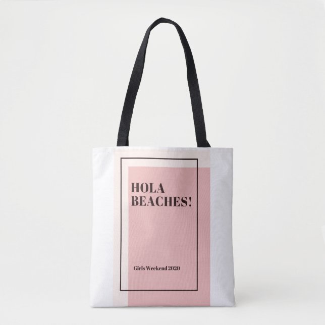 Tote Bolsa de Viagem de Meninas (Frente)