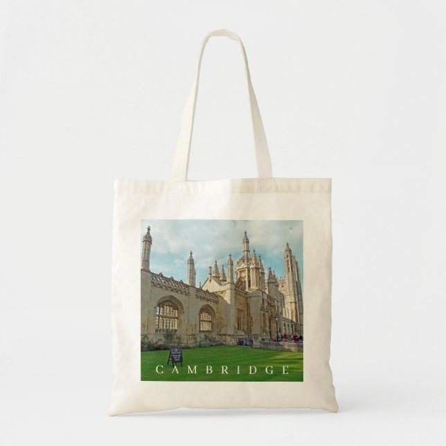Tote Bolsa de visão do Cambridge King's College (Frente)