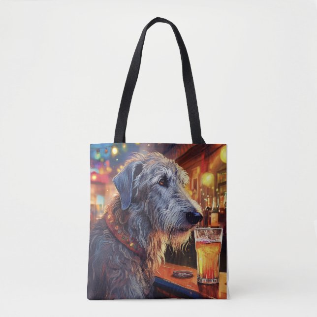 Tote Bolsa de Wolfhound irlandês (Frente)