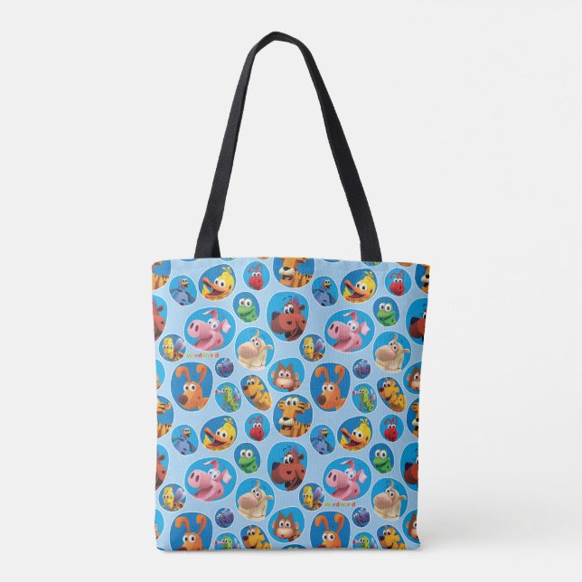 Tote Bolsa de WordFriends do WordWorld (Verso)