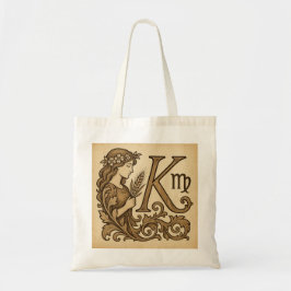 Tote bolsa de Zodíaco virgem (K)