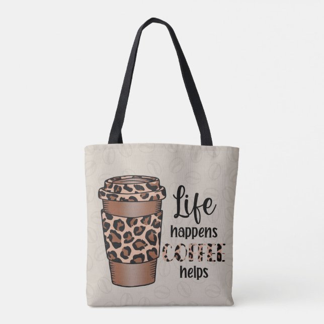 Tote Bolsa do café Vibe (Verso)