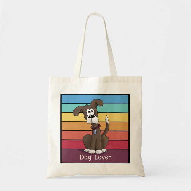 Tote Bolsa do cão festivo (Frente)