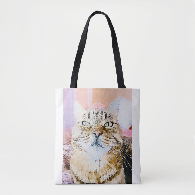 Tote Bolsa do Cat Lover (Frente)
