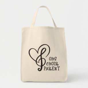 Tote BOLSA do Coração Pai do OHSChoir