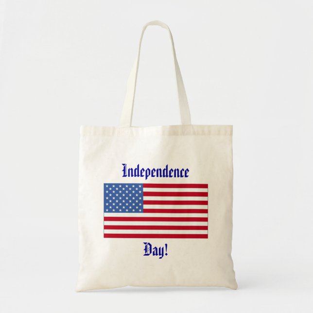 Tote Bolsa do Dia da Independência 4 de Julho (Frente)
