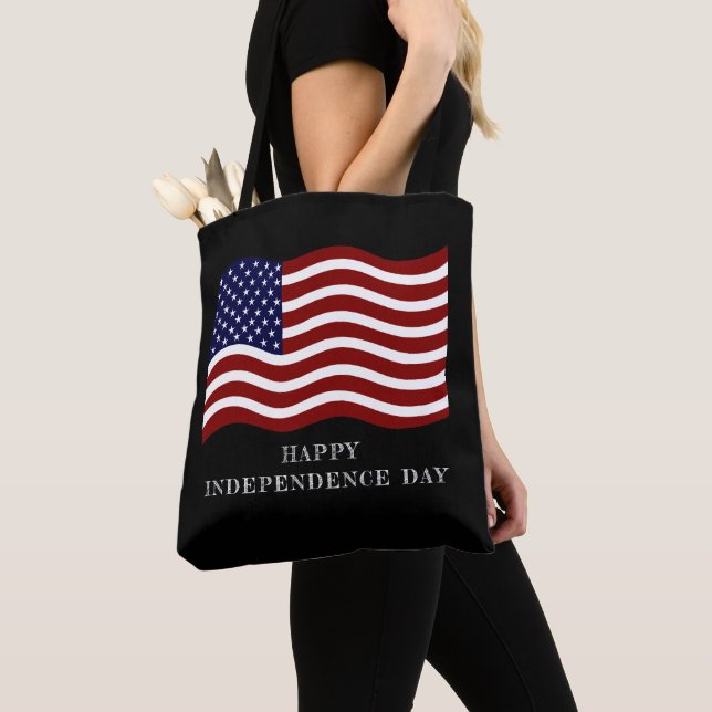 Tote Bolsa do Dia da Independência - Design do Orgulho  (Close Up)