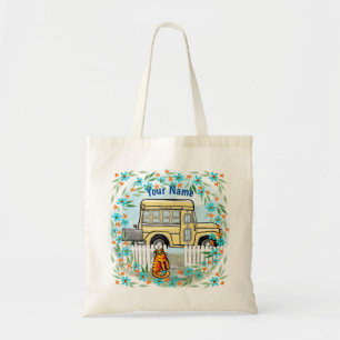 Tote Bolsa do Dia do Ônibus escolar
