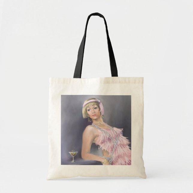 Tote Bolsa do Flapper Springtime (Frente)