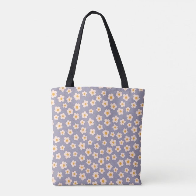 Tote Bolsa do Flor Roxo (Verso)
