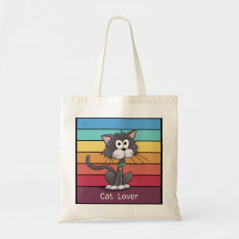 Tote Bolsa do gato festivo