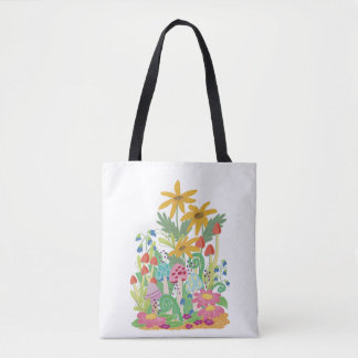 Tote Bolsa do Jardim de Cogumelos Deanna Day