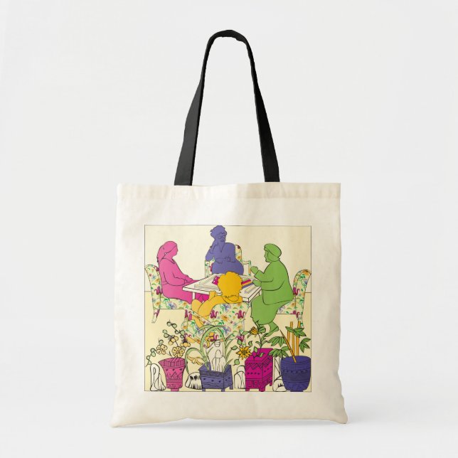 Tote Bolsa do Jogo Mah Jongg (Frente)