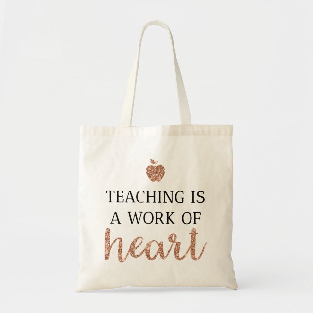 Tote Bolsa do Livro de Apreciação do Professor Glitter  (Frente)