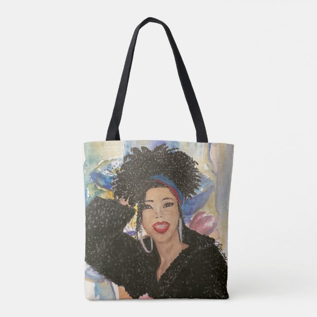 Tote Bolsa do Ombro All-Over-Impressão (Verso)