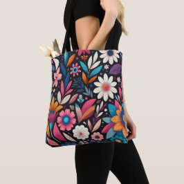 Tote BOLSA do Ombro do MIdnight Garden e Crossbody