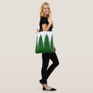 Tote Bolsa do Ombro dos Pinos Espelhados (2 Tamanhos)