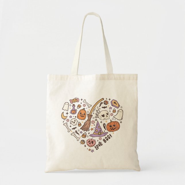 Tote Bolsa do Ombro Halloween (Frente)