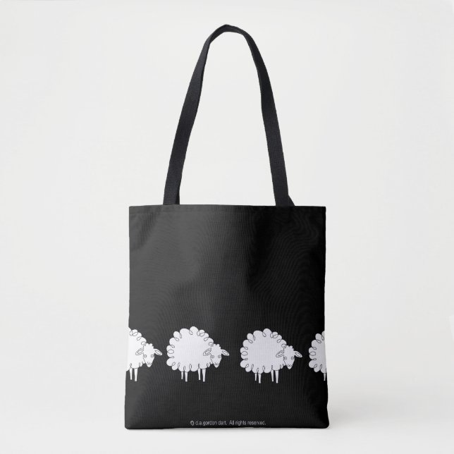 Tote Bolsa do Ombro Ovino Whimsical (Frente)