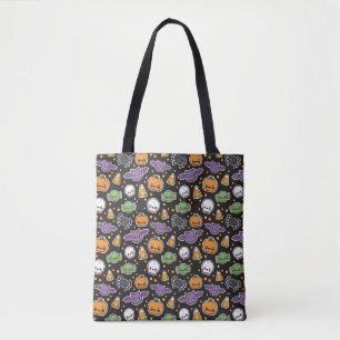 Tote Bolsa do padrão de Halloween Treats