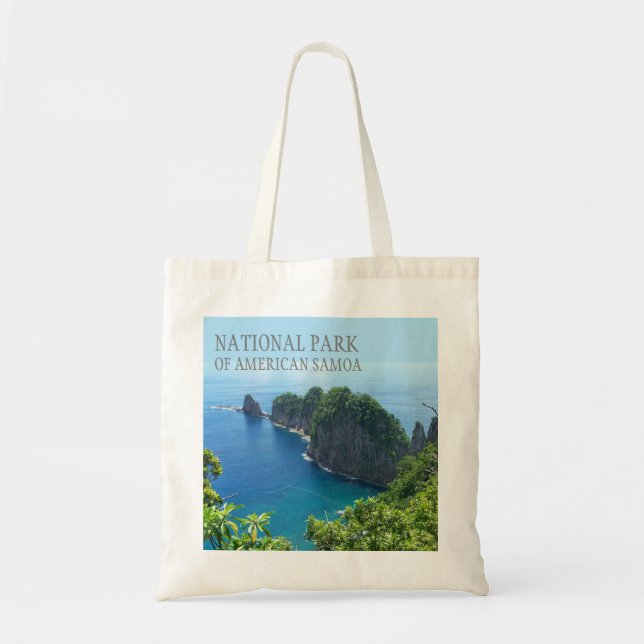 Tote Bolsa do Parque Nacional Samoa Americano (Frente)