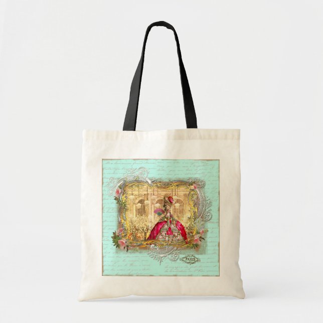 Tote Bolsa do partido Versailes Marie Antoinette (Frente)