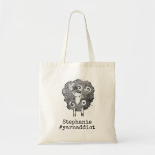 Tote Bolsa do Projeto Crochet do Yarn Viciado em tricô