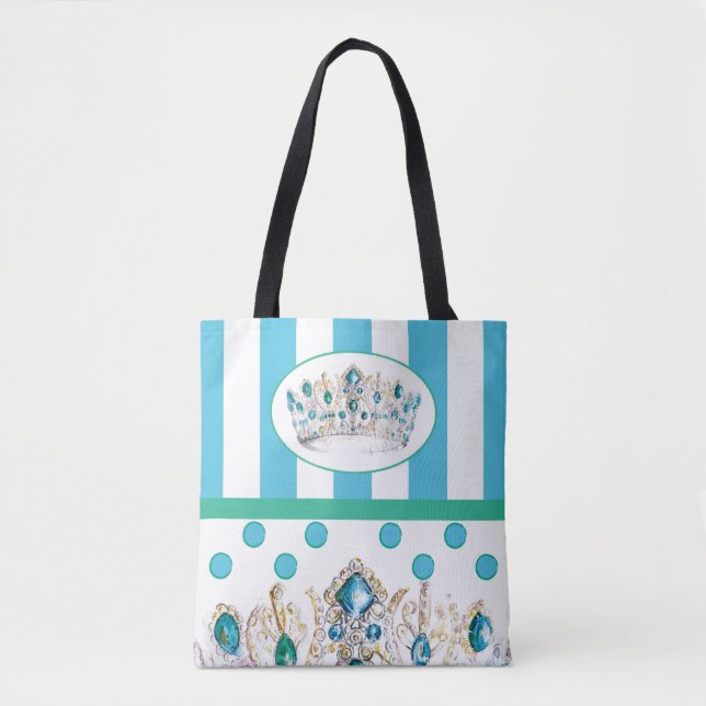 Tote Bolsa do Rei Louis Crown por Heather French Henry (Frente)