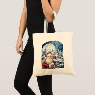 Tote Bolsa Econômica (Eco Bag) Noite do Papai Noel
