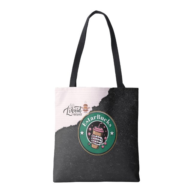Tote Bolsa Estarbucks de líquido paciência (Coffee Liquid patience tote bag)