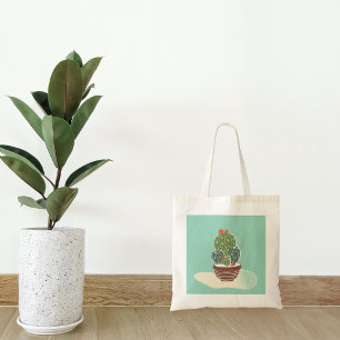 Tote Bolsa estética de planta fofa