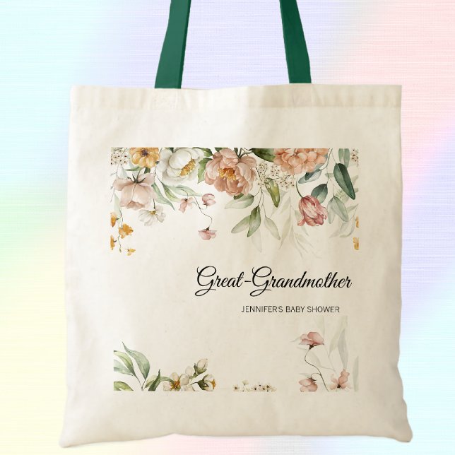 Tote Bolsa excelente - Grande Cor-de-rosa-rosa-Chá de f (Criador carregado)