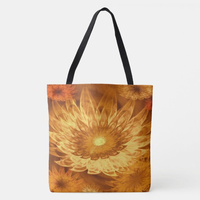 Tote Bolsa Fantasy Flores Amarelo (Frente)