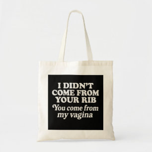 Tote Bolsa Feminista Destemida "Eu Não Vim Da Sua