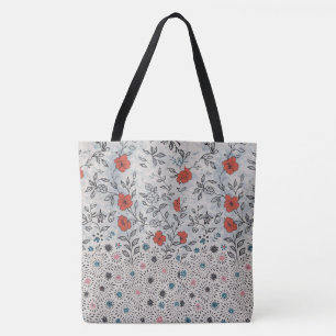 Tote Bolsa florais artístico