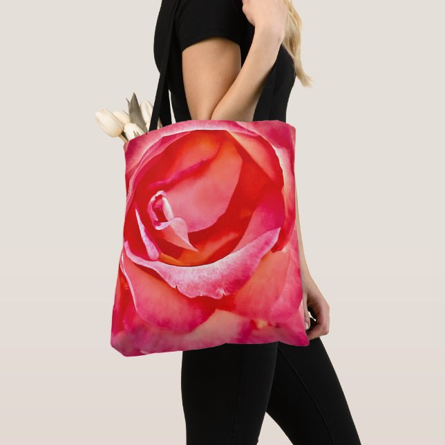 Tote Bolsa Floral Brilhante (Close Up)