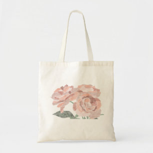 Tote Bolsa Floral Desenhado Mão
