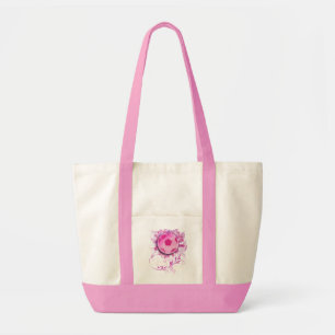 Tote Bolsa floral do saco do futebol do Grunge das