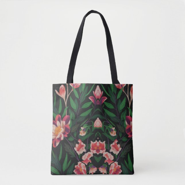 Tote bolsa Floral em design  (Frente)