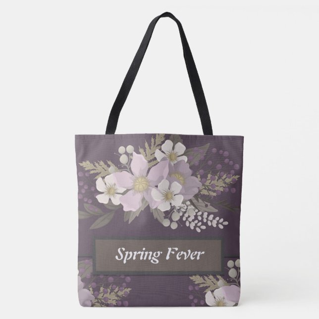 Tote Bolsa Floral primavera (Frente)