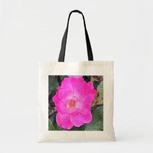 Tote bolsa Floral Roxo-Cinzento