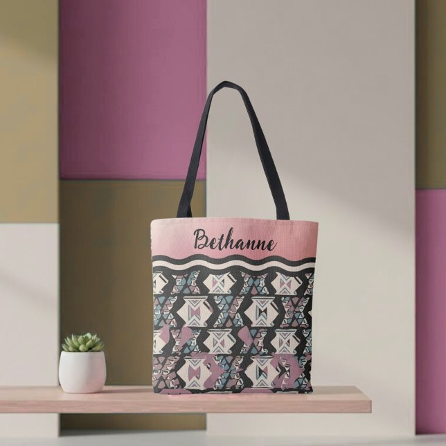 Tote Bolsa Geométrica Boho (Criador carregado)
